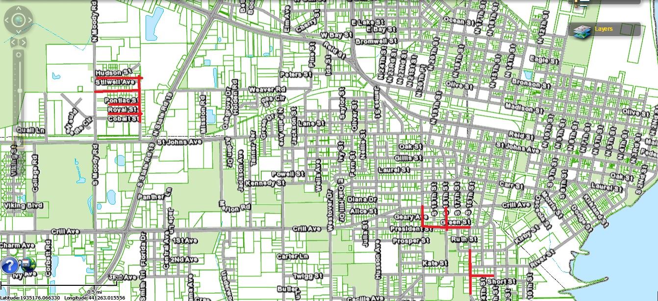 Boil Water map - areas still in effect