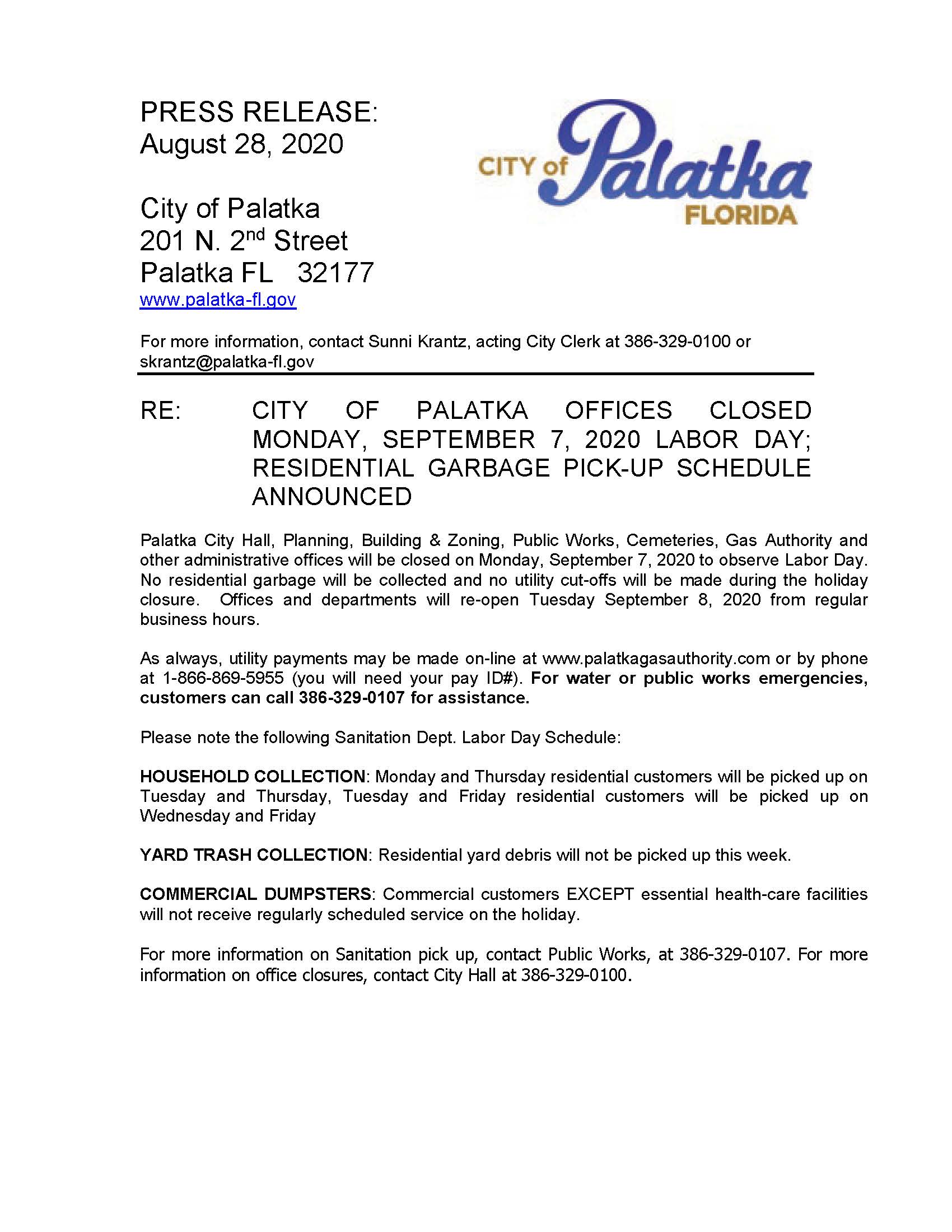 2020.09.07 Sanitation Press Release