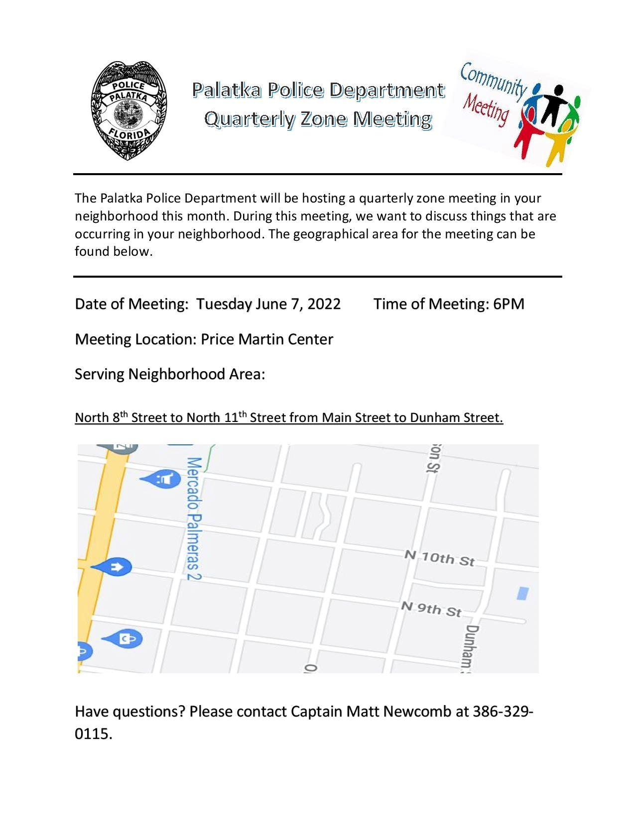 2022.06.07 Quarterly Zone Meeting