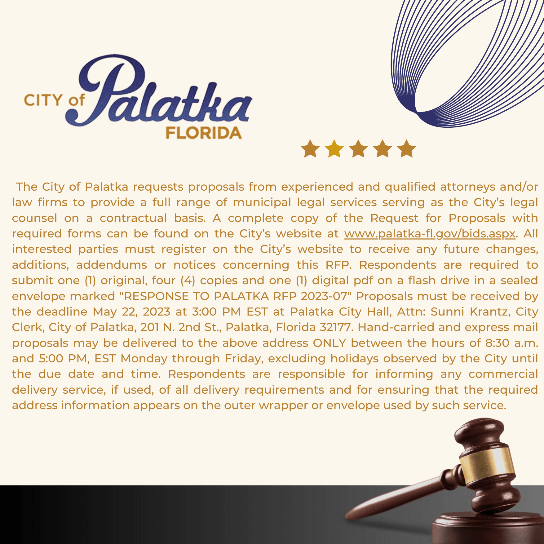 RFP 2023-07 Legal Services 