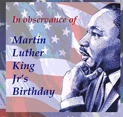 Martin Luther King Jr Day